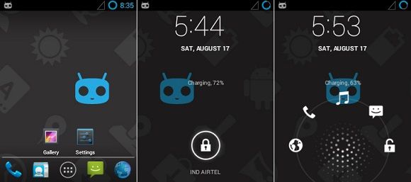 Samsung Galaxy Fit CM 10.2 ROM screenshot 1