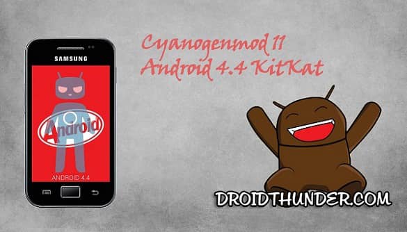 Samsung Galaxy Ace GT-S5830 Android 4.4.2 KitKat CM 11 ROM