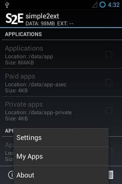 Expand Android mobile storage using S2E app 4