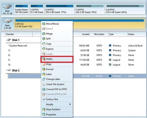 Expand Storage using Mini Tool Partition 1