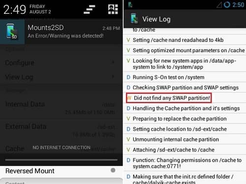 Increase Internal Memory using Mounts2SD app 11