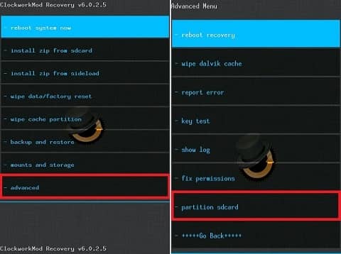 Increase Internal Storage using Link2SD and CWM 1