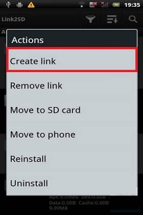 Increase Internal Storage using Link2SD and CWM 8