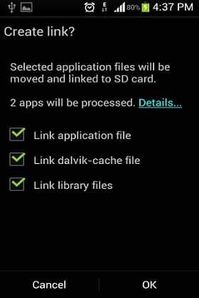 Increase Internal Storage using Link2SD and CWM 9