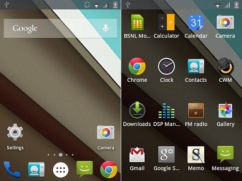 Samsung Galaxy Ace GT-S5830 Android 5.0 Lollipop ROM screenshot 1