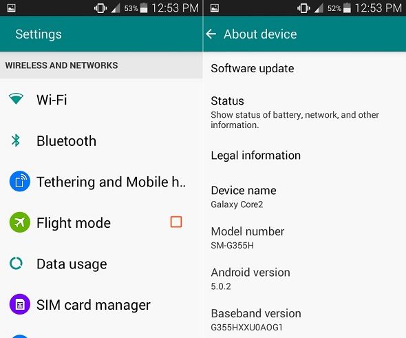 Install Android 5.0.2 Lollipop on Galaxy Core 2 SM-G355H