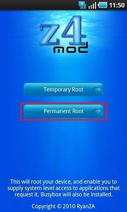 Root Samsung Galaxy Tab using Doomlords Toolkit 2