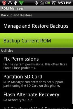 How to make Nandroid Backup without Custom Recovery using ROM Manager 2