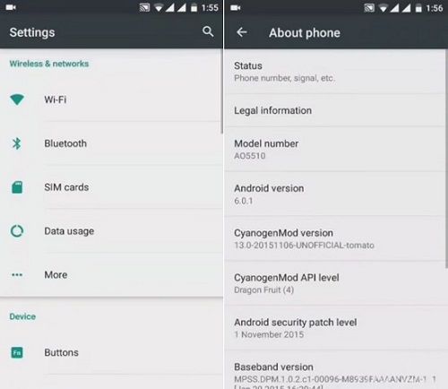 Micromax Yu Yureka CyanogenMod 13 ROM