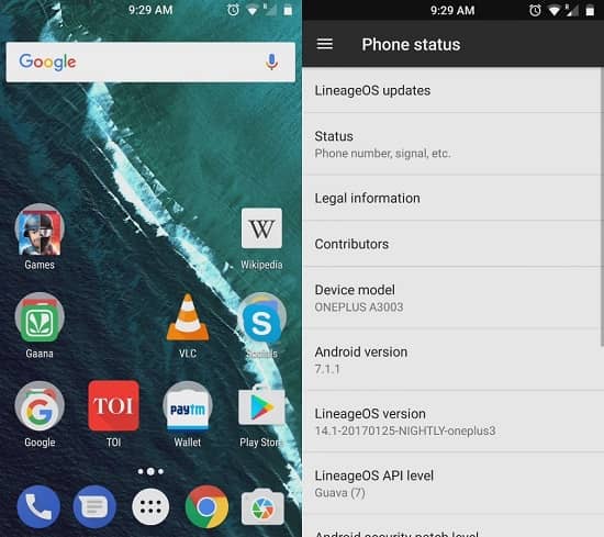 Install Android 7.1.1 Nougat on One Plus 3