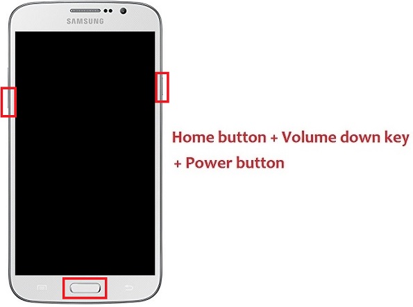 Samsung Galaxy Mega 5.8 GT-I9152 enter download mode keys