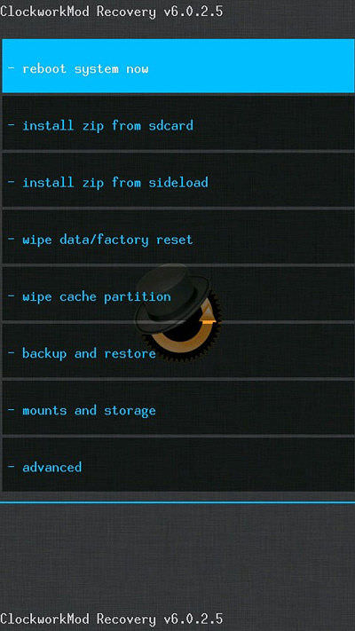 Install GApps using CWM recovery reboot system now screenshot 4