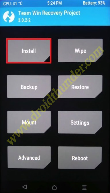 Install GApps using TWRP recovery install Google Apps screenshot 1