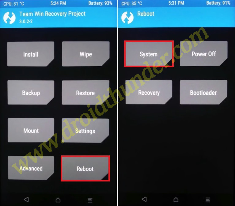 Install GApps using TWRP recovery reboot system screenshot 5