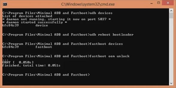 Unlock Bootloader OnePlus 5 using ADB and Fastboot screenshot 10