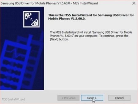 Install Samsung USB Drivers Setup 1