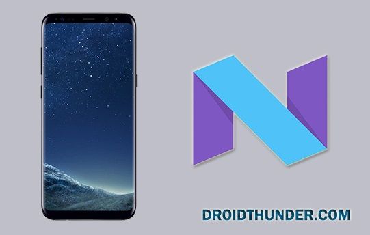 Samsung Galaxy S8+ Android 7.0 Nougat Update