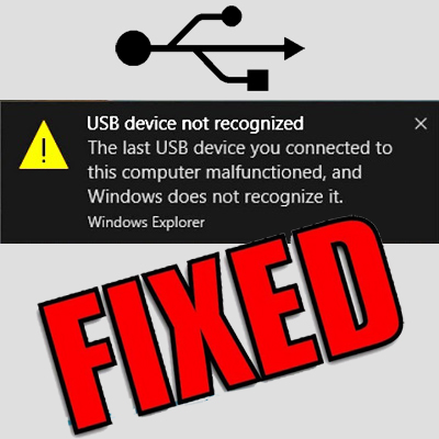 USB device not recognized FIXED featured img