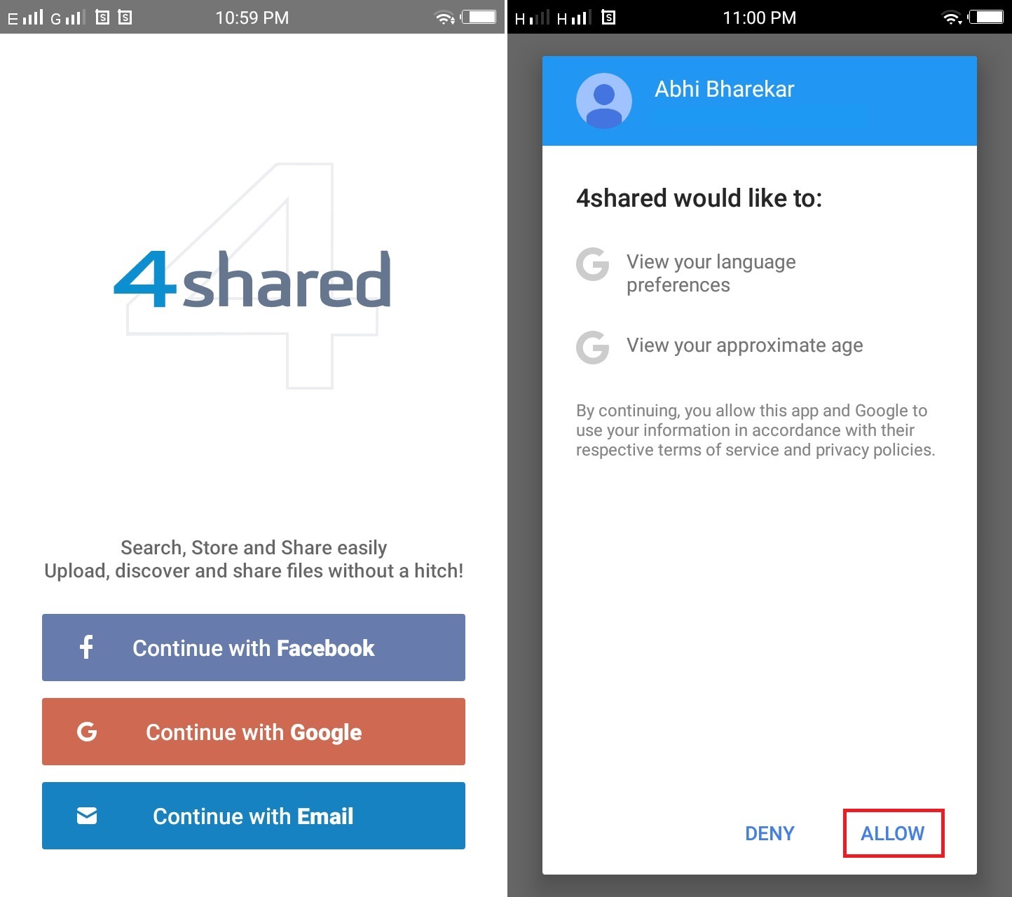 Download Paid Apps for free using 4shared App screenshot 1