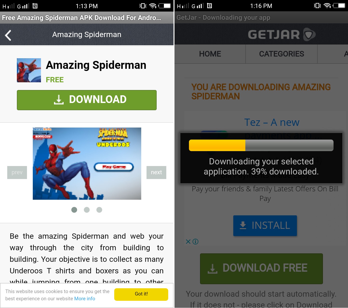 Download Paid Apps for free using Getjar App screenshot 2