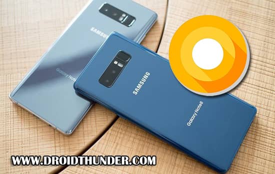 Samsung Galaxy Note 8 N950F Android 8.0.0 Oreo Firmware