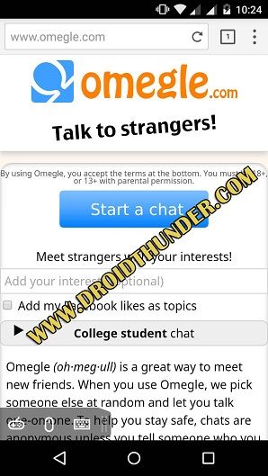 Find to with t omegle chat anyone can Why is