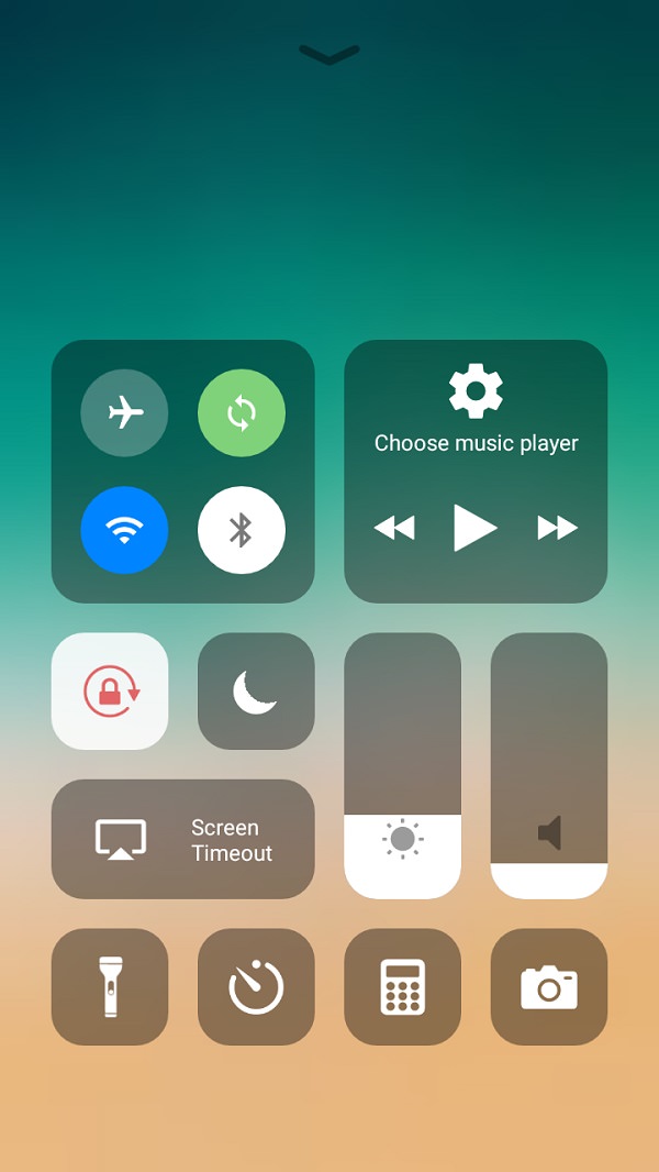 Turn Android into iPhone control center iOS 12 screenshot 24