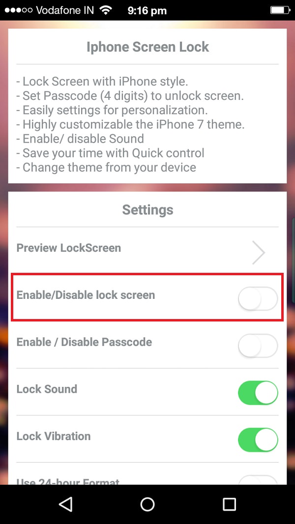 Turn Android into iPhone screen lock app screenshot 39