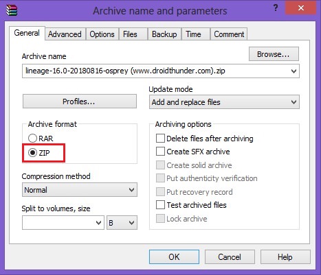 Error Executing Updater Binary In Zip Rezip ROM zip file screenshot