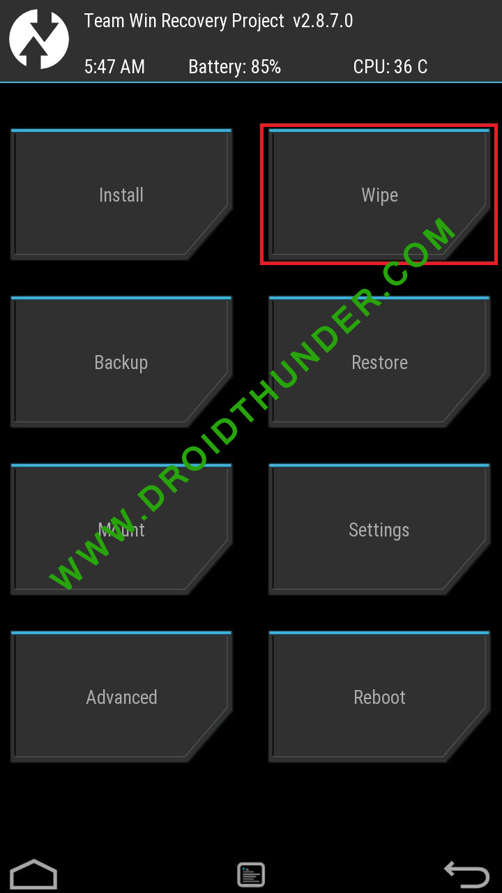 Error Executing Updater Binary In Zip using TWRP factory reset screenshot 1