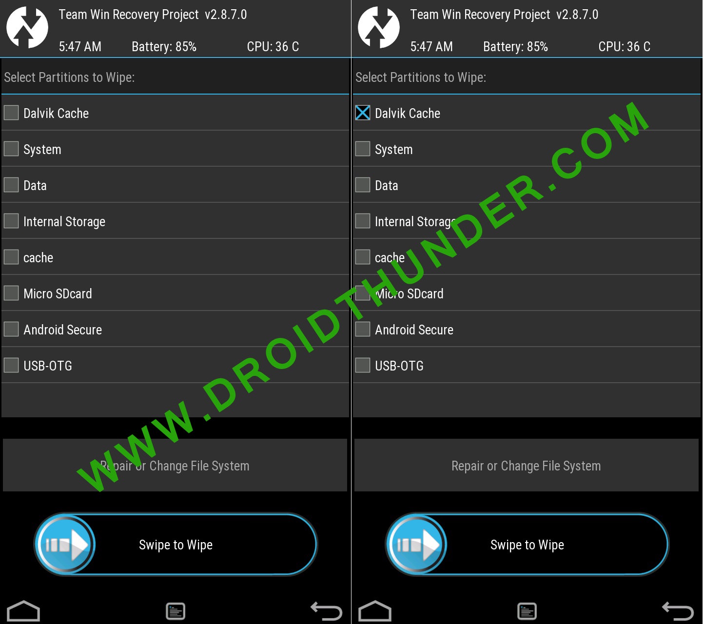 Error Executing Updater Binary In Zip using TWRP factory reset screenshot 4