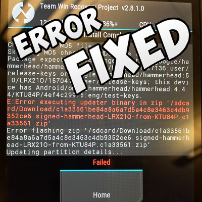 Fix Error Executing Updater Binary featured img