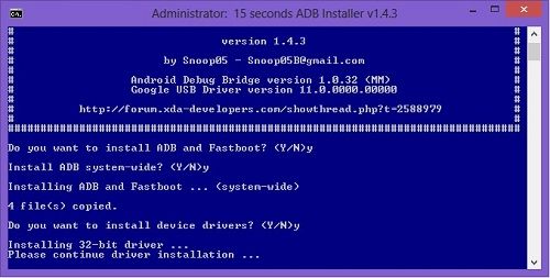 15 Seconds ADB and Fastboot Installer Setup 2