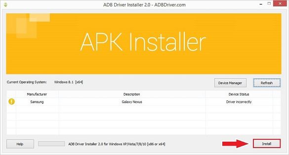 samsung adb drivers windows 7 32 bit