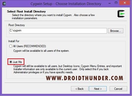 Convert IMG to TAR using Cygwin Tool Setup Online Converter 3