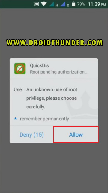 Fix Blocked by Play Protect Error with Root QuickDis app screenshot 9