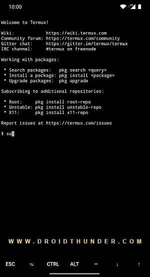 Flash recovery using Termux 4