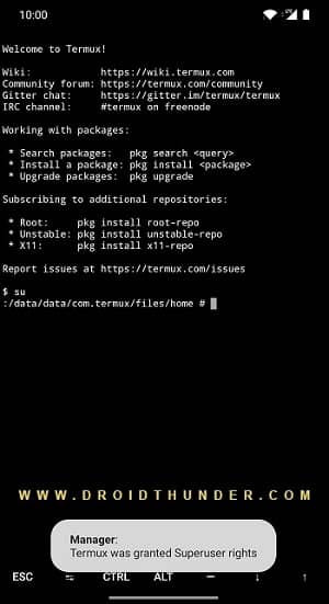 Flash recovery using Termux 6