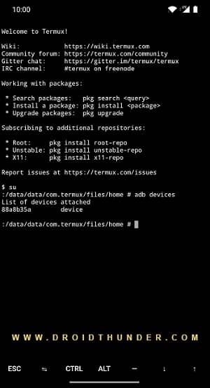 Flash recovery using Termux 8