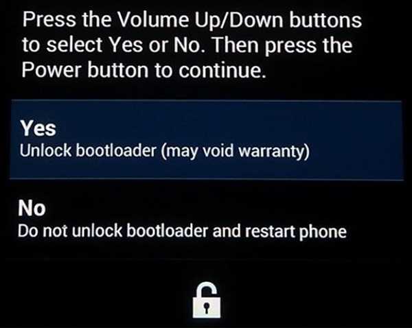 How to Unlock Bootloader with PC message on phone press yes screenshot 11