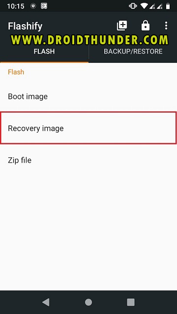 Install TWRP Recovery without PC on Android phone using Flashify app screenshot 16