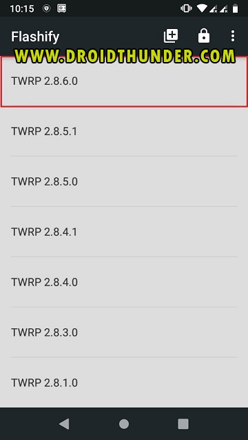 Install TWRP Recovery without PC on Android phone using Flashify app screenshot 19