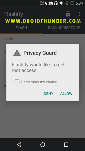 Install TWRP Recovery without PC on Android phone using Flashify app screenshot 2