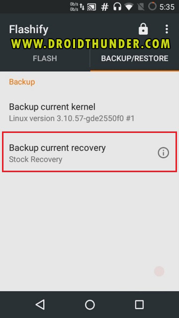 Install TWRP Recovery without PC on Android phone using Flashify app screenshot 5