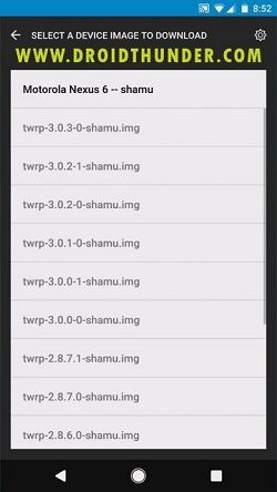 Install TWRP without PC Official TWRP App Select mobile