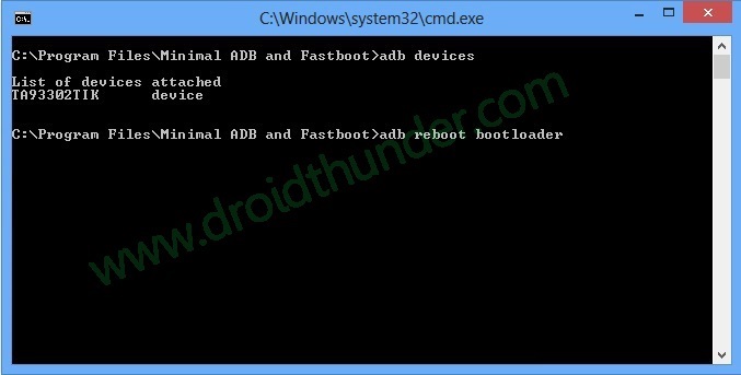 How to Install TWRP Recovery using CMD  ADB method  - 96