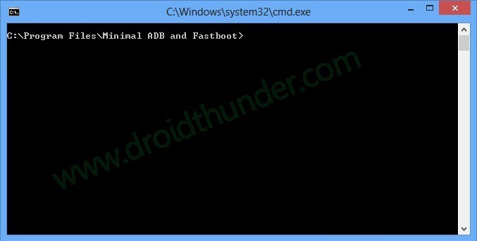Install TWRP without ROOT and PC CMD window screenshot