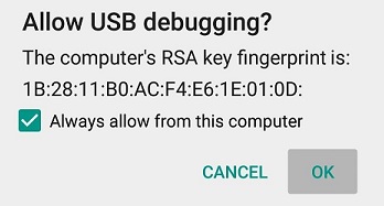 Install TWRP without ROOT and PC allow usb debugging on phone screenshot