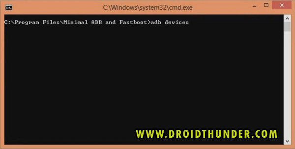 Unlock Bootloader of any Android phone CMD window ADB devices code screenshot 3