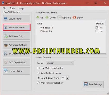 Edit Boot Menu using Easy BCD Tool 17